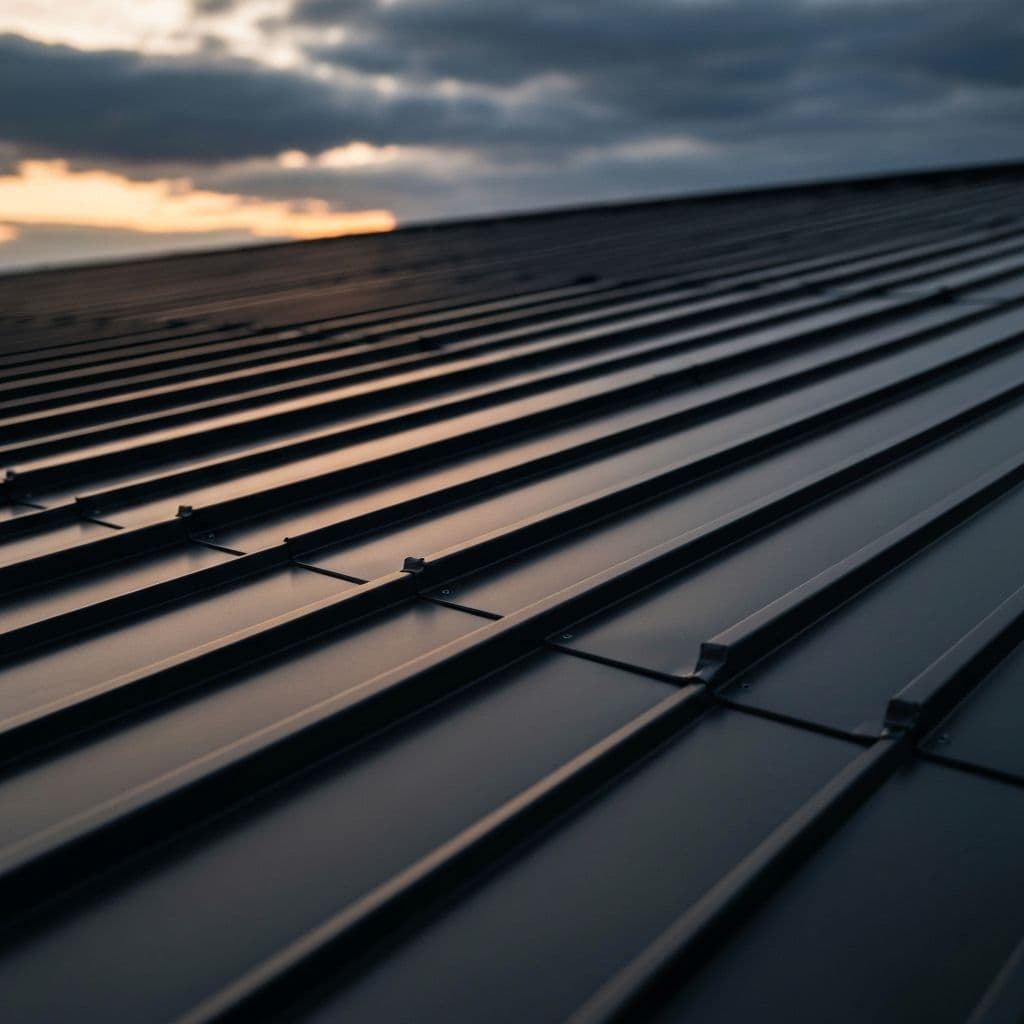 Profesjonalny dach w technologii rabka stojacego